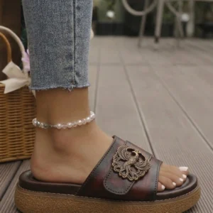women-floral-bow-comfort-slide-slippers
